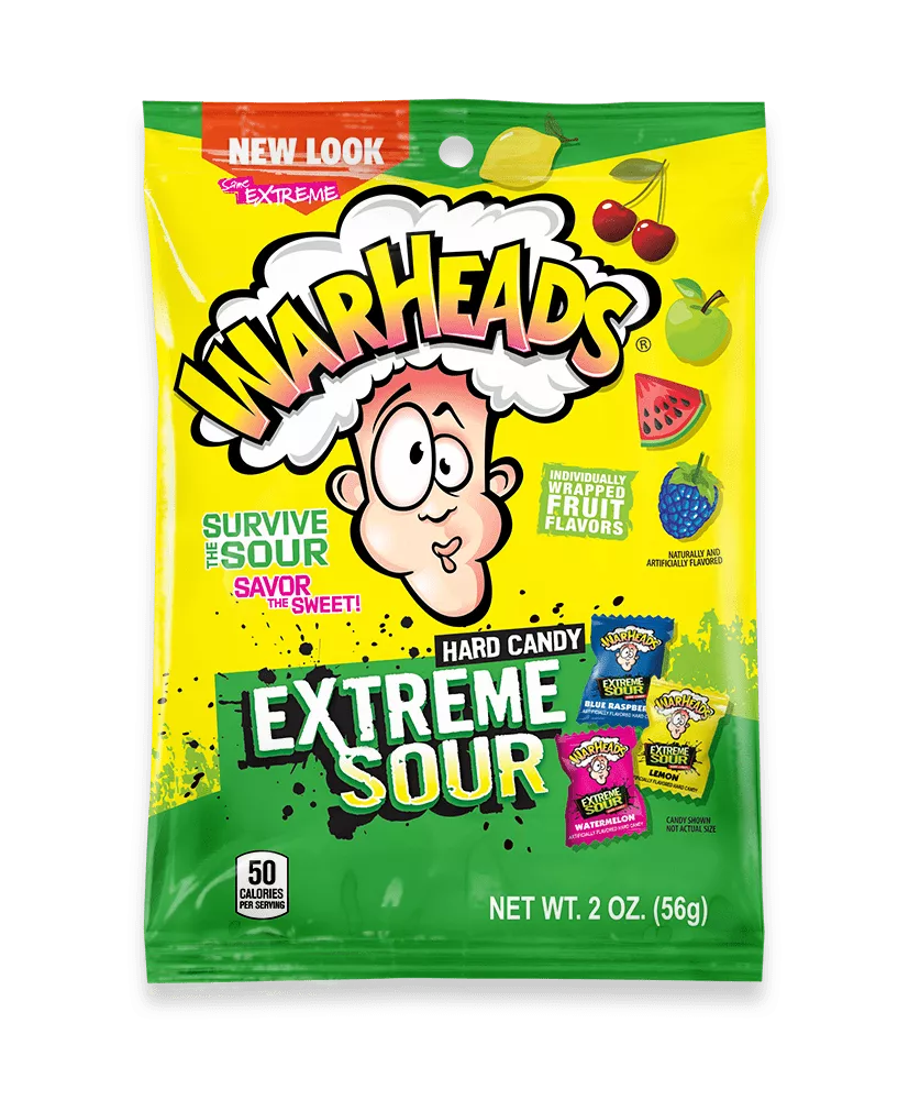 Warheads Hard Candy Extreme Sour (28g)