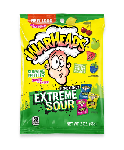 Warheads Hard Candy Extreme Sour (28g)