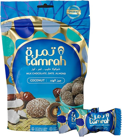 Dates Enrobées Noix de Coco Tamrah (100g)