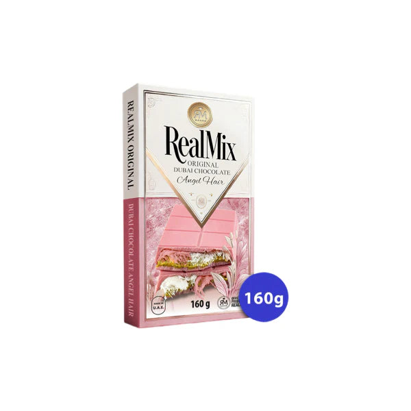 Tablette Chocolat Dubai Cheveux d'Ange/Barbe à Papa (160g)