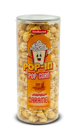 iConiksweet Pop-In Pop Corn Caramel 170g - sachet individuel