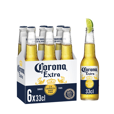 Corona Bière Blonde Extra (6x33cl)