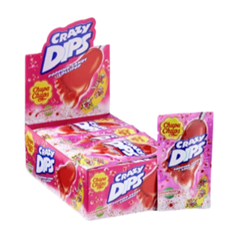 Chupa Chups Crazy Dips Strawberry (14g)