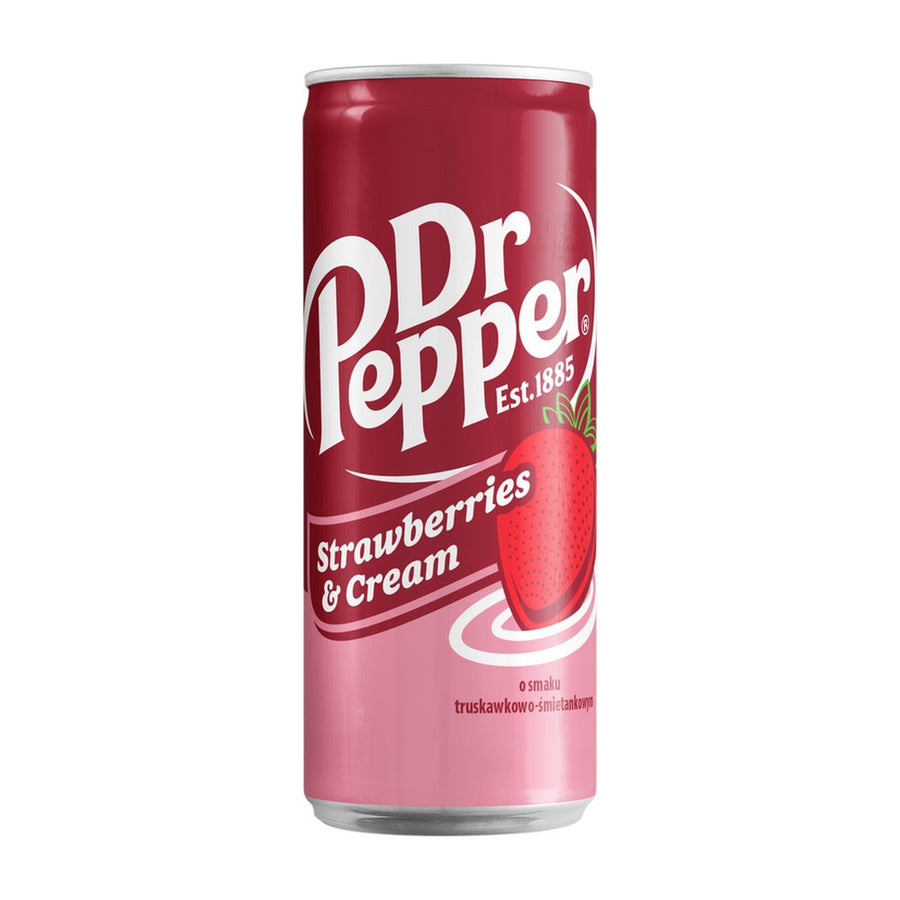Dr Pepper Strawberries & Cream (33cl)