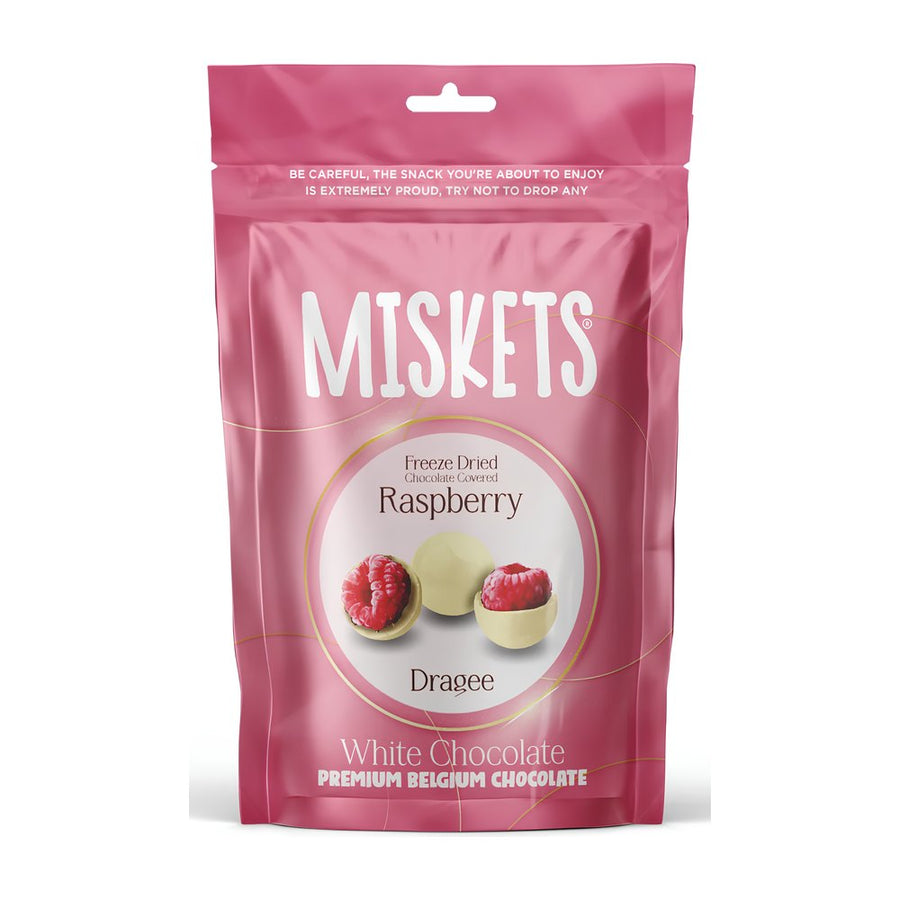 Miskets Freeze Dried Raspberry Dragee (80g)