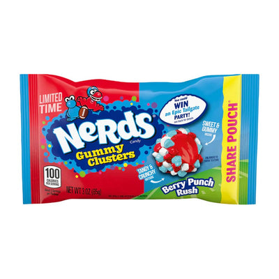 Nerds Gummy Cluster NFL Berry Punch Rush (85g)