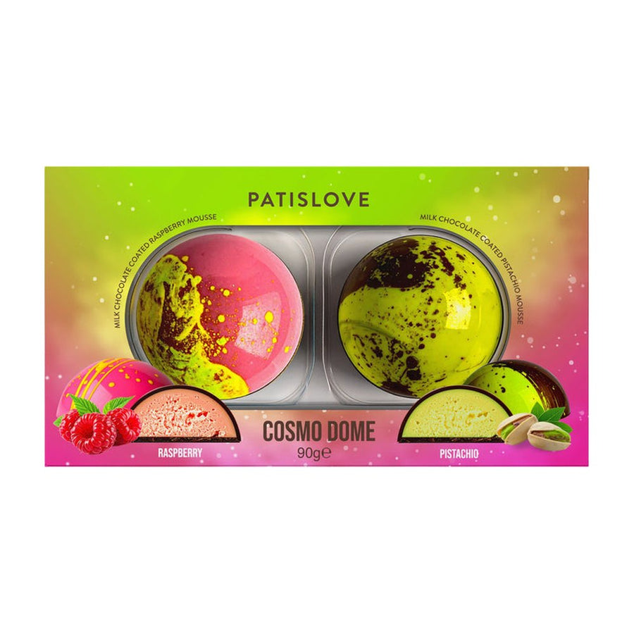 Patislove Cosmo Dômes Framboise et Pistache Ice Cream (90g)