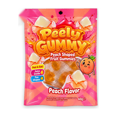 Peely Gummy Shaped Peach (60g)