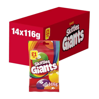 Skittles Fruits Giants 3x Biggers (116g)