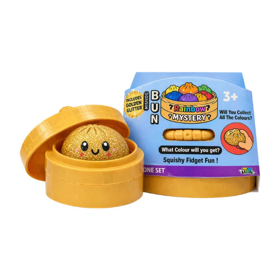 Squishy Glitter Bun Toy M