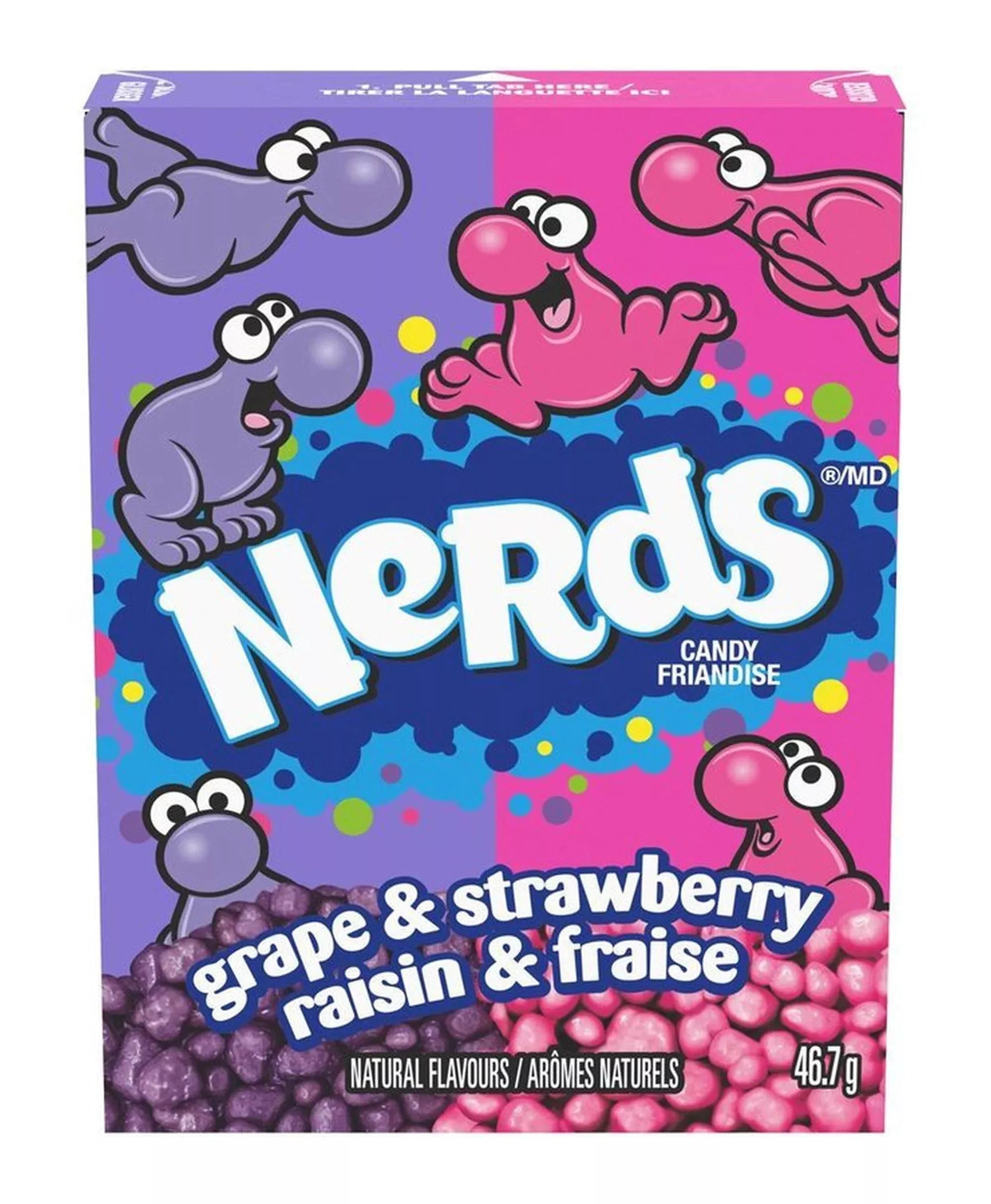 Nerds Saveur Raisin Fraise (46,7g)
