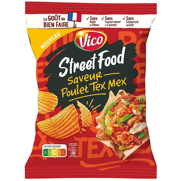 Chips Vico Poulet Tex Mex (120g)