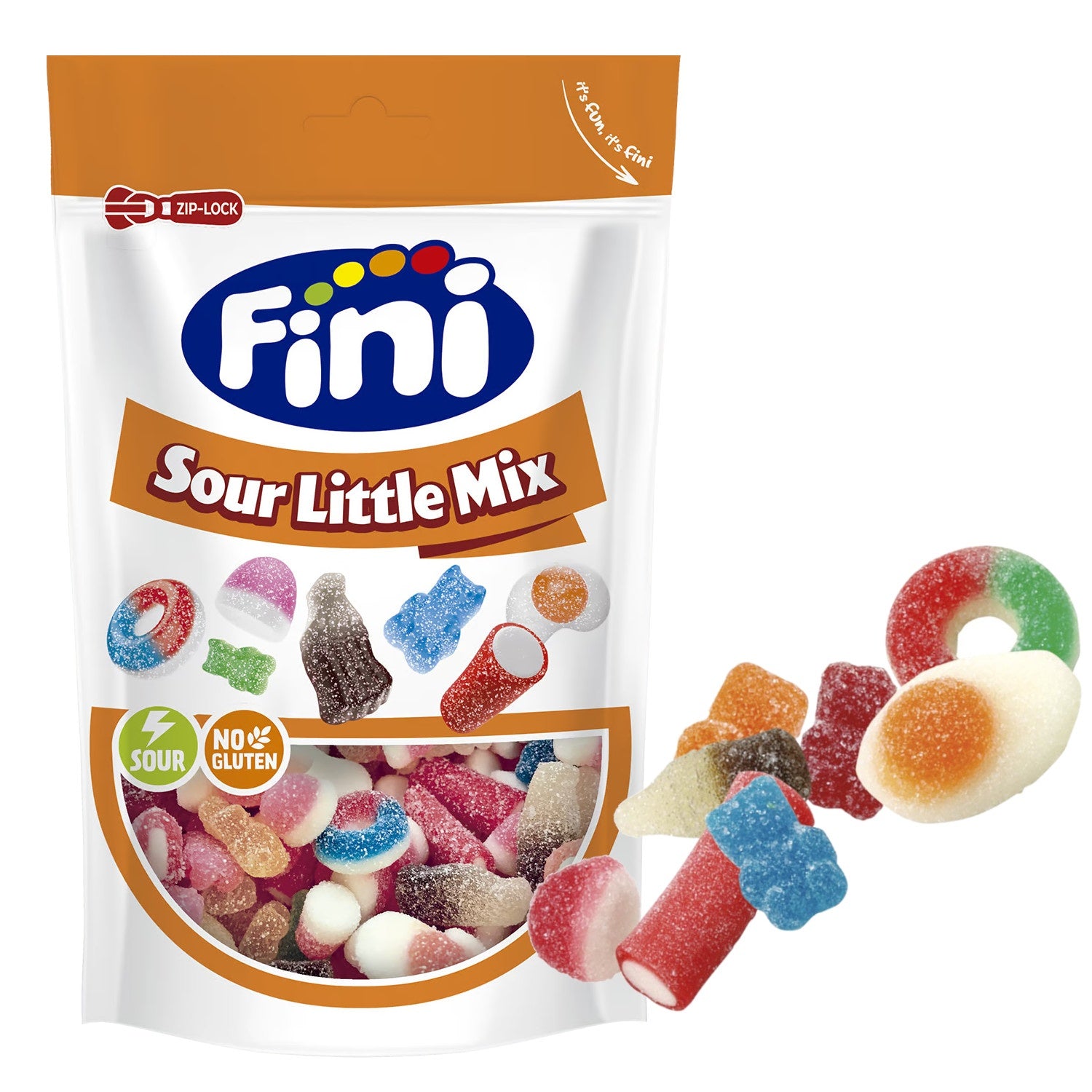 Bonbons Fini Sour Little Mix (165g)