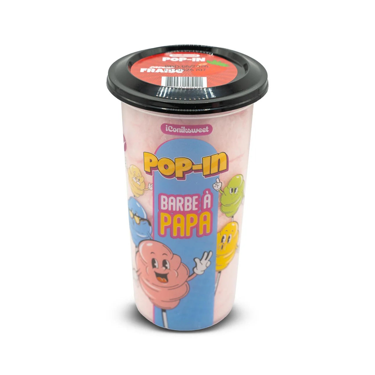 Barbe à Papa Pop-In Fraise (60g)