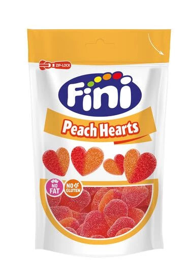 Bonbons Fini Cœur Pêche (165g)