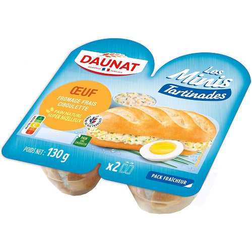 Daunat Mini Tartinade Œuf (130g)