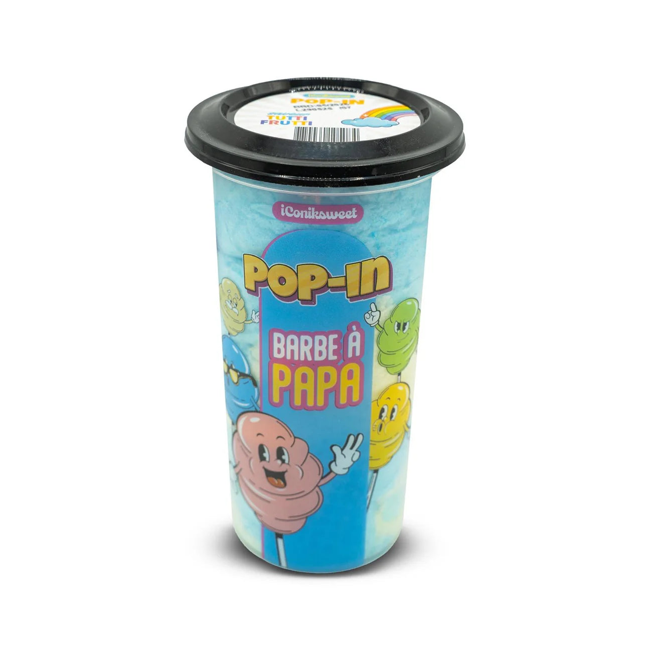 Barbe à papa Pop-In Tutti Frutti (60g)