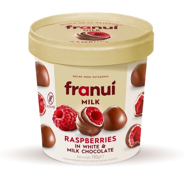 Franui Framboise Chocolat au Lait (150g)