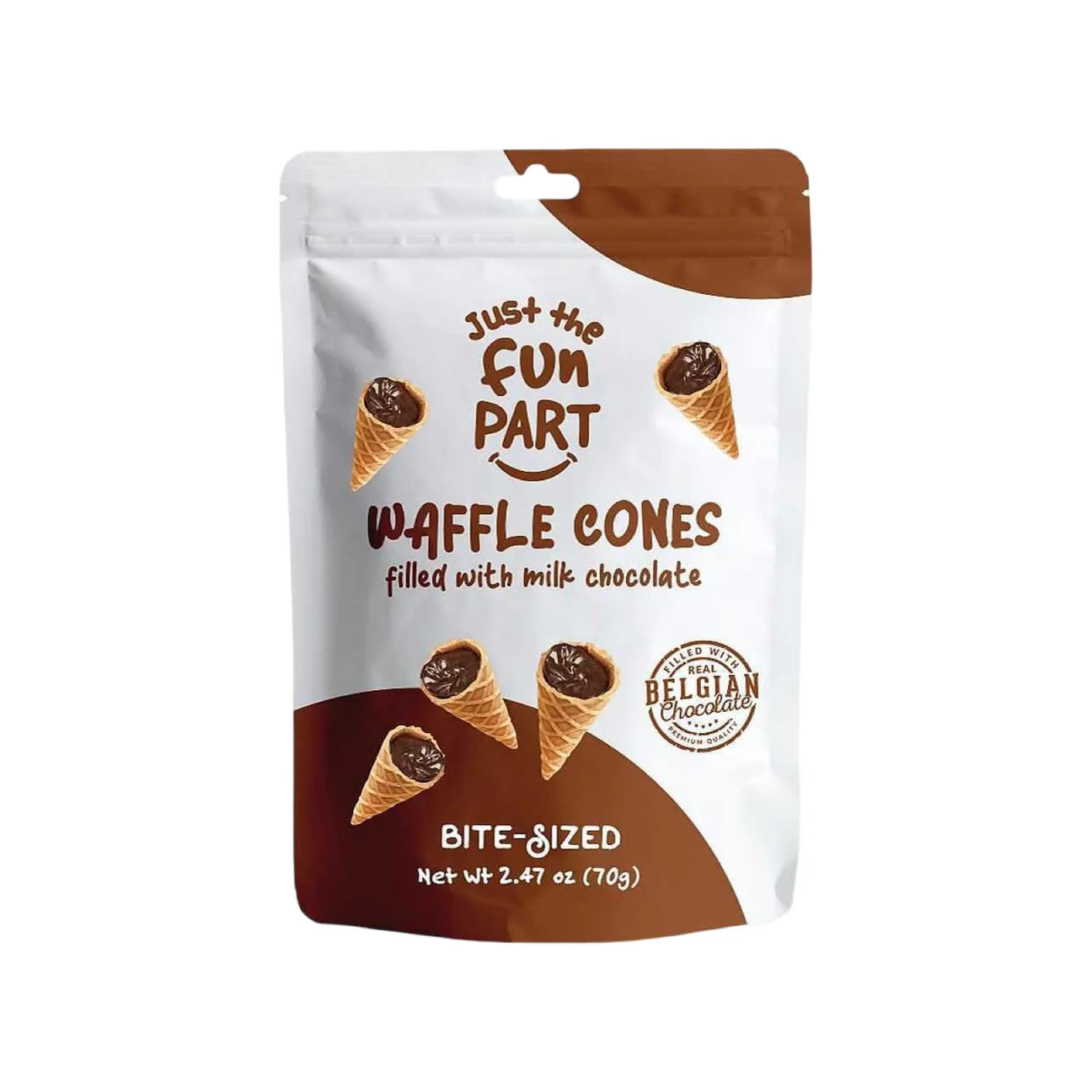 Waffle Cônes Chocolat au Lait (120g)