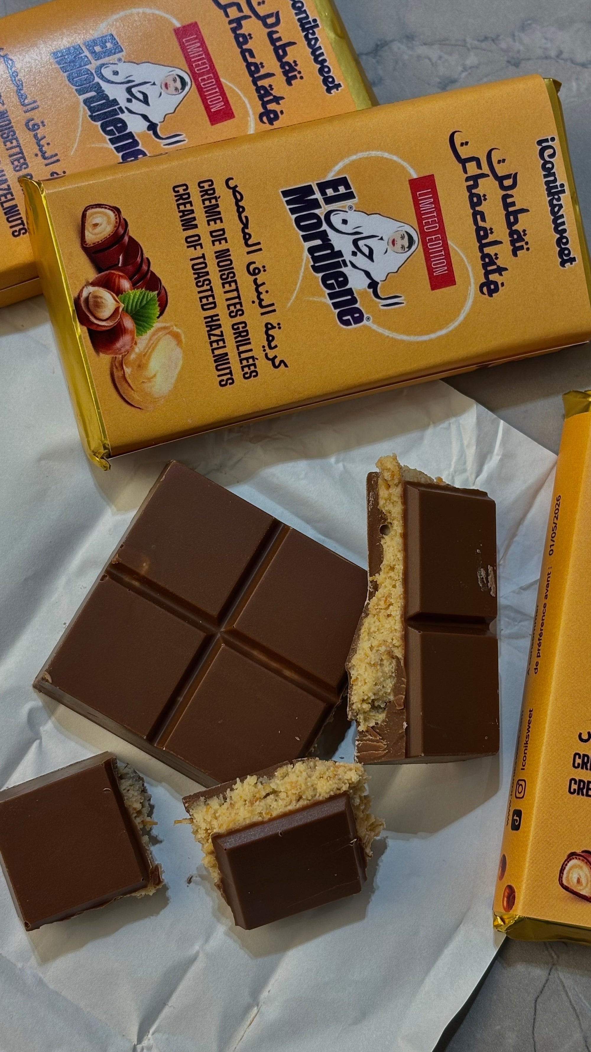 Tablette de chocolat El Mordjene (90g)