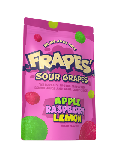 Frapes Sour Grapes Frozen Apple Raspberry Lemon 155g - sachet individuel