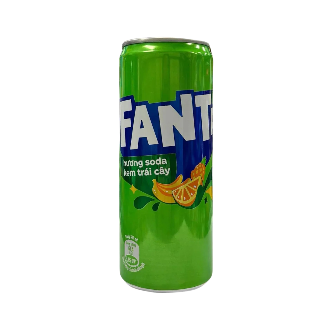 Fanta Crème Glacée Fruitée (330ml)