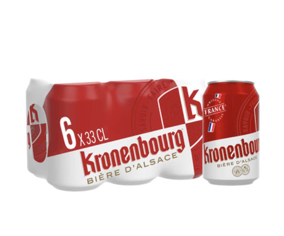 Kronenbourg Bière blonde (6x33cl)