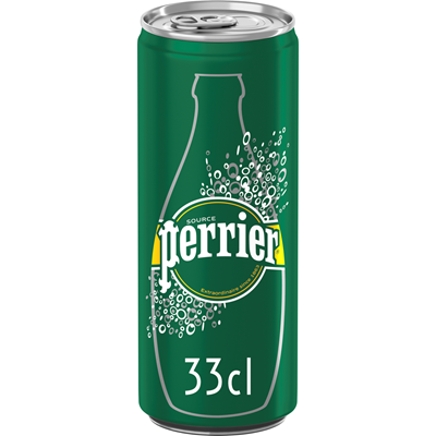 Perrier Eau minérale naturelle gazeuse (330ml)