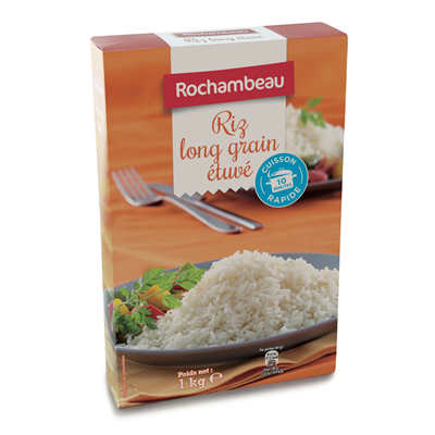 Riz Long Blanc Étuvé (500g)