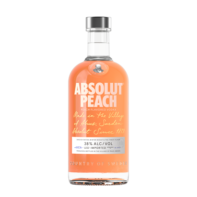 Absolut Vodka Pêche (70cl)