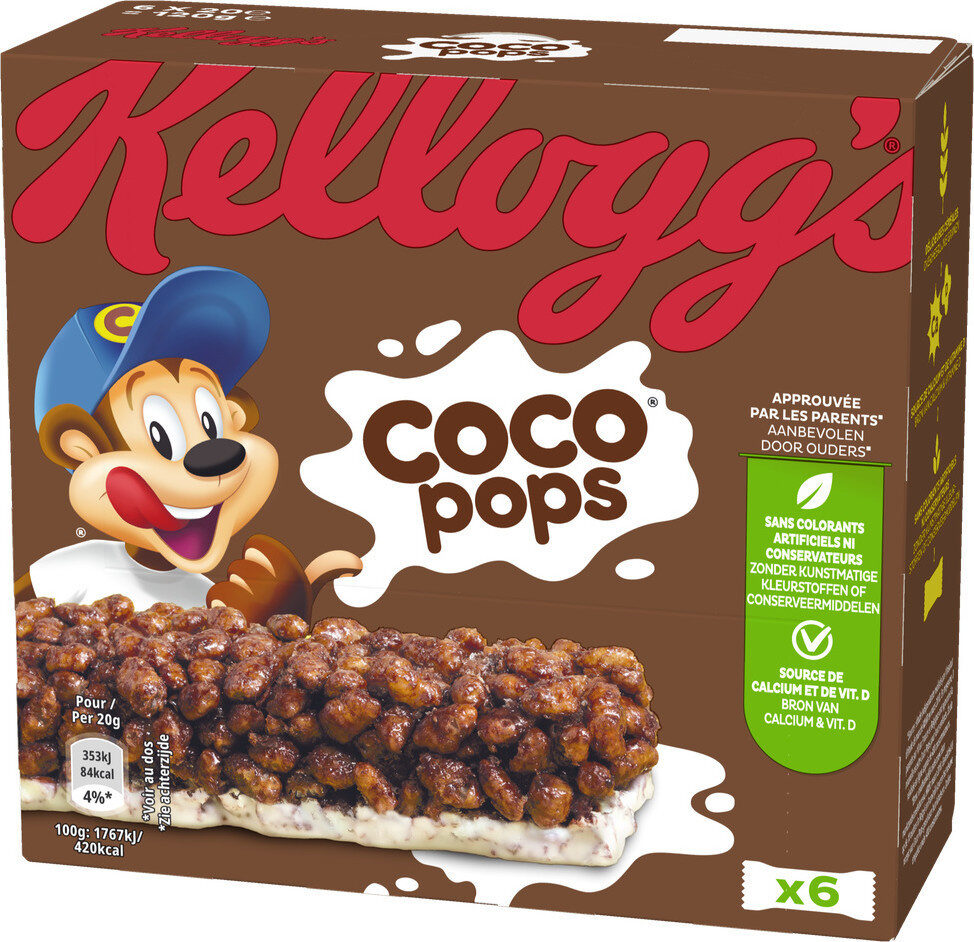 Coco Pops Barres Kellogg's (120g)