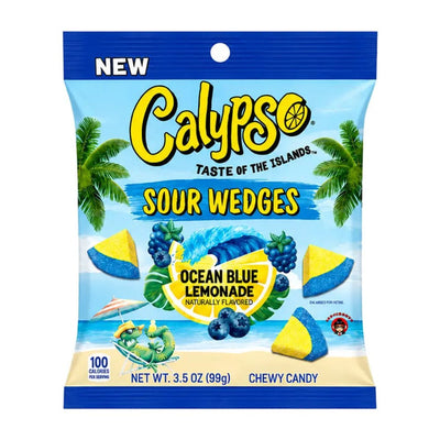 Calypso Sour Wedges Ocean Blue Lemonade (99g)