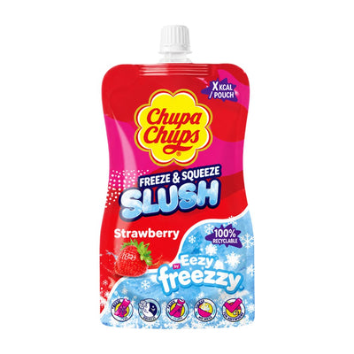 Chupa Chups Freeze & Squeeze Slush Granita Strawberry (25cl)