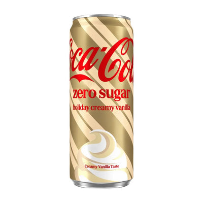 Coca Cola Zero Holiday Creamy Vanilla (33cl)