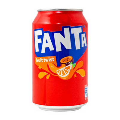 Fanta Fruit TwistFruit de la Passion, Orange Pêche et Pomme
