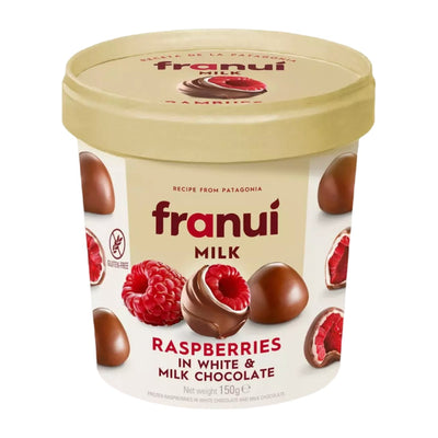 Franui Framboises Chocolat Blanc & Lait (150g)