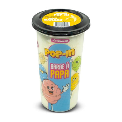 iConiksweet Pop-In Barbe à Papa Banane (60g)