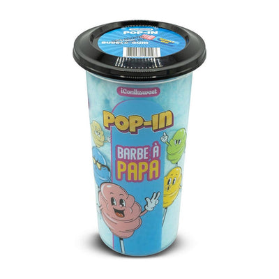 iConiksweet Pop-In Barbe à Papa Bubble Gum (60g)