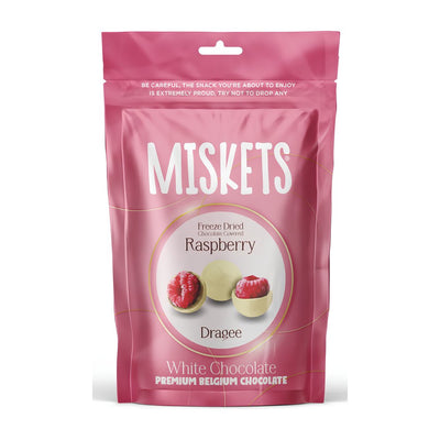 Miskets Freeze Dried Raspberry Dragee (80g)
